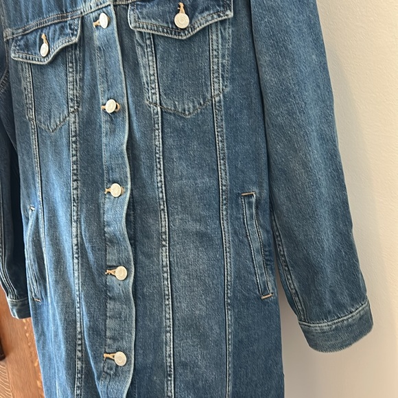 Gap 1969 collection denim dress or coat. Length 42” Width 19” Like new - Picture 5 of 6
